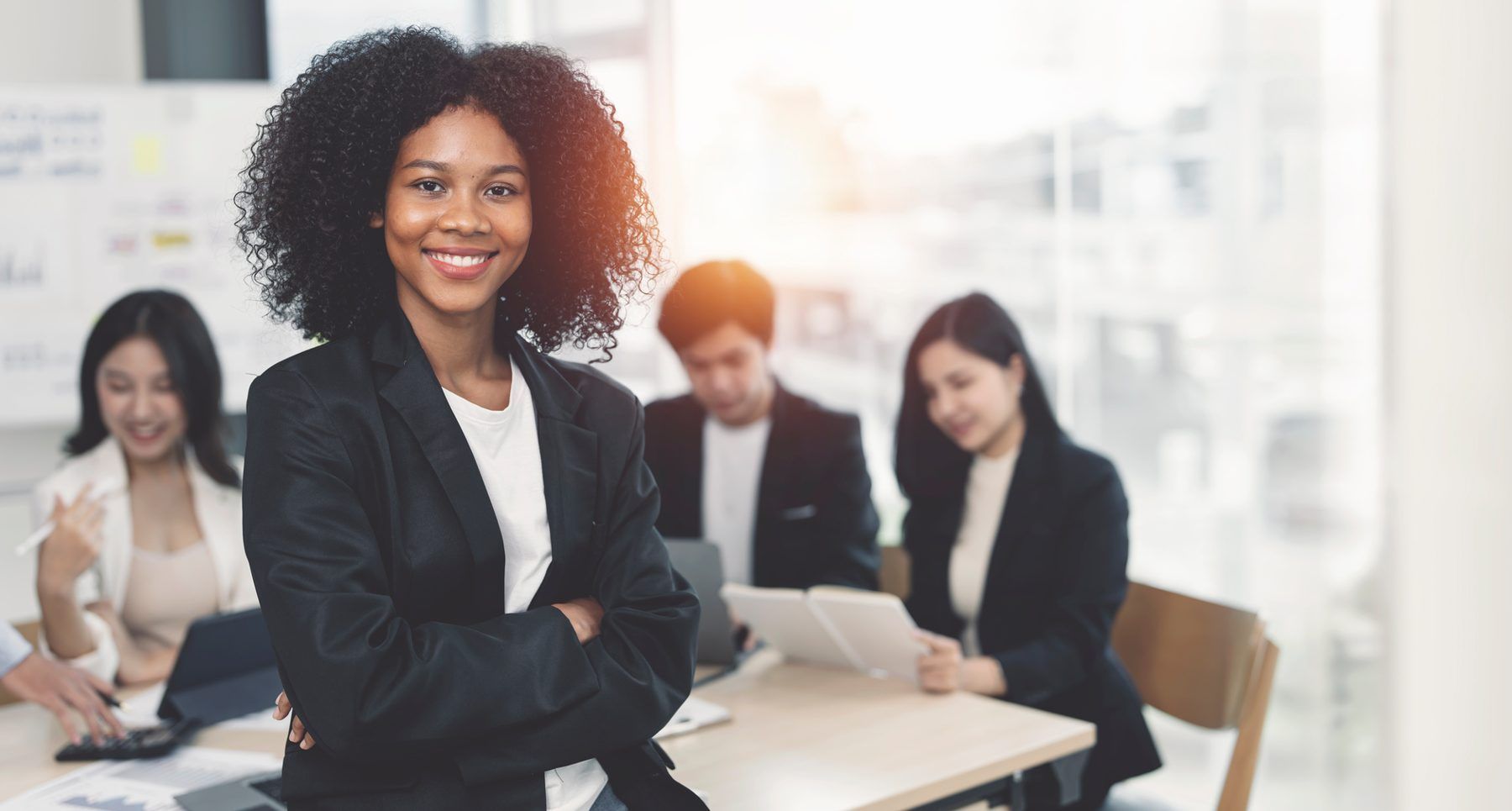 A group of women in a leadership circle in conversation