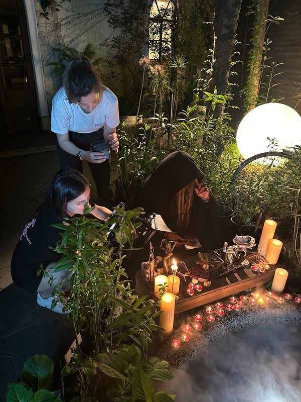 Candlelit set from The Deadly Bachelor