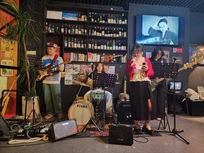 Live band performing at A/C Cafe & Bar