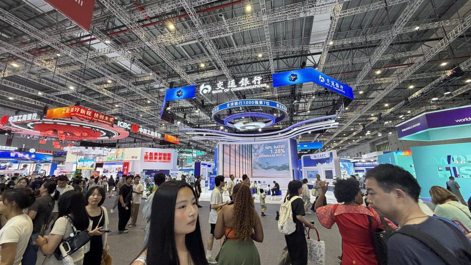 A busy competition hall at WorldSkills Shanghai 2026